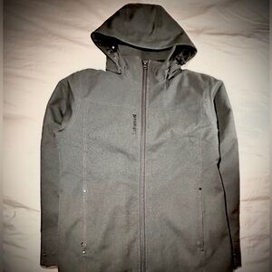 Charcoal Hooded Performance Jacket